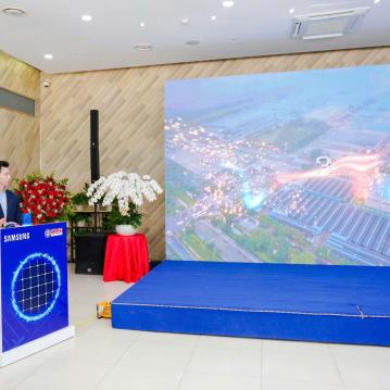 Samsung Electronics Vietnam Inaugurates Its First Rooftop Solar Project at Bac Ninh Factory